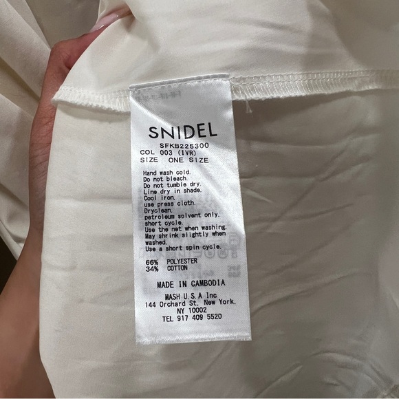 SNIDEL Puff Sleeve Button Down Shirt Dress - Picture 5 of 5